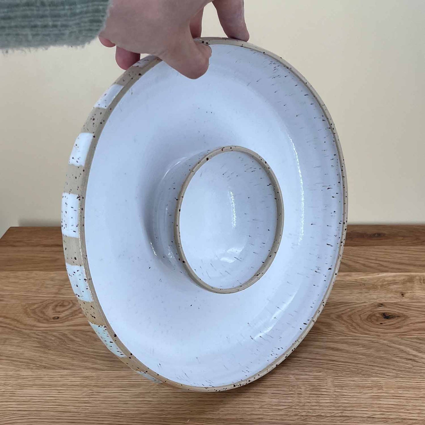 Keramik Chip and Dip Bowl