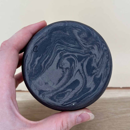 Black Marble - Keramik Aschenbecher Handgemacht